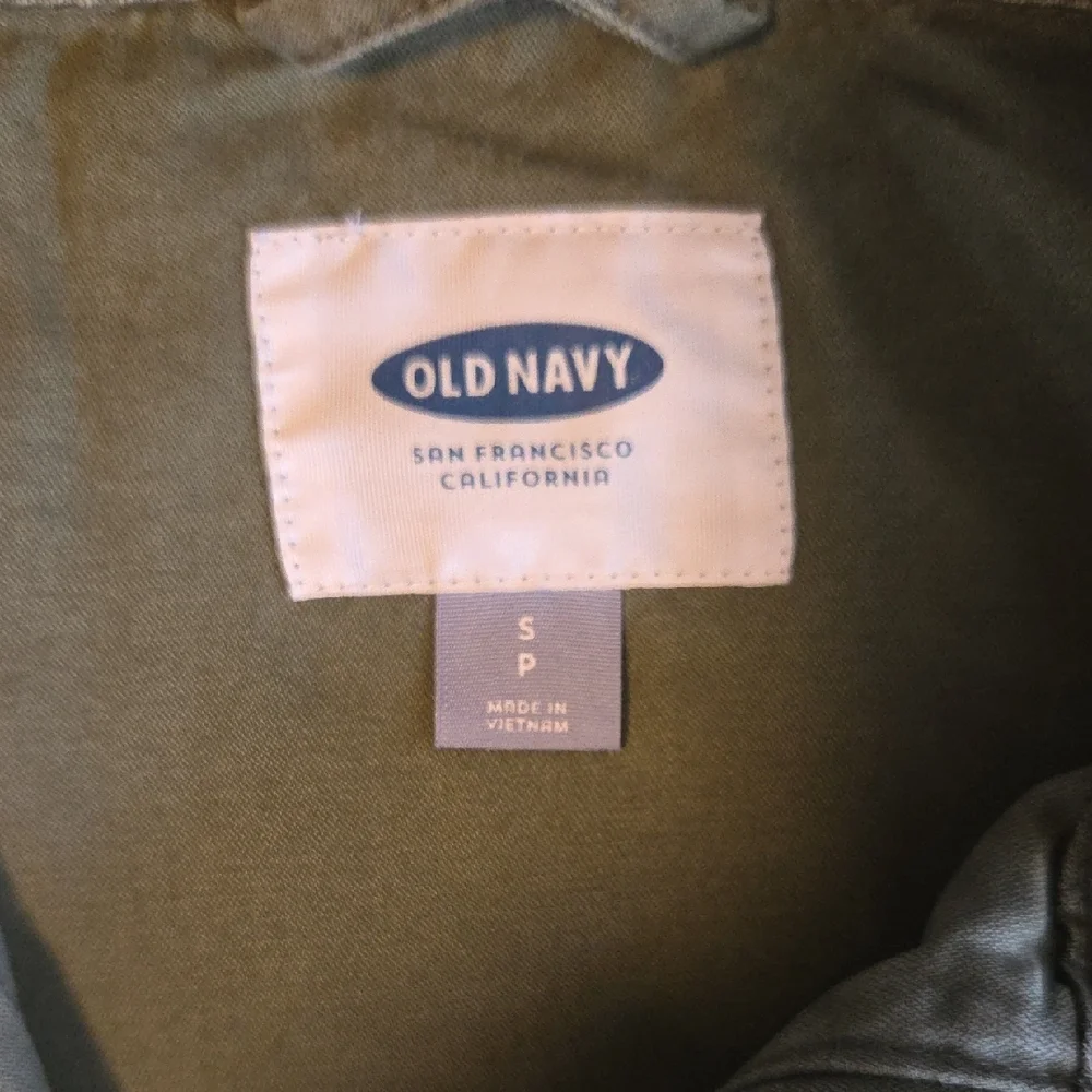 Old Navy Khaki Green Utility Jacket - Picture 9 of 9